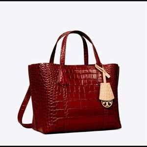 ★Tory Burch Perry Small Triple Compartment Tote Bag 💼★